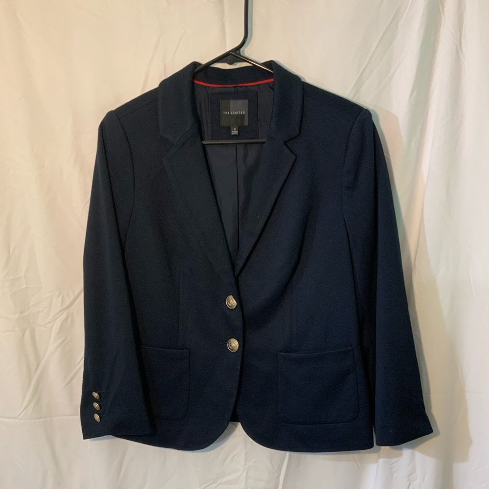Navy blazer, LOFT, size 8